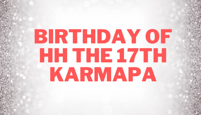 Karmapa Birthday